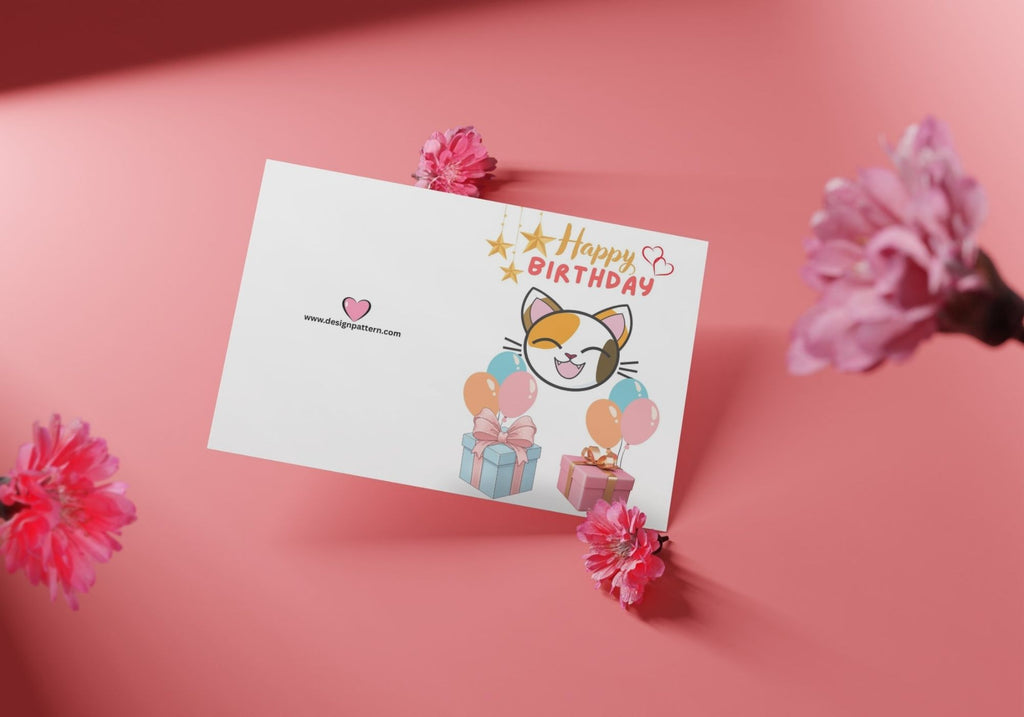 Printable happy birthday greetings card