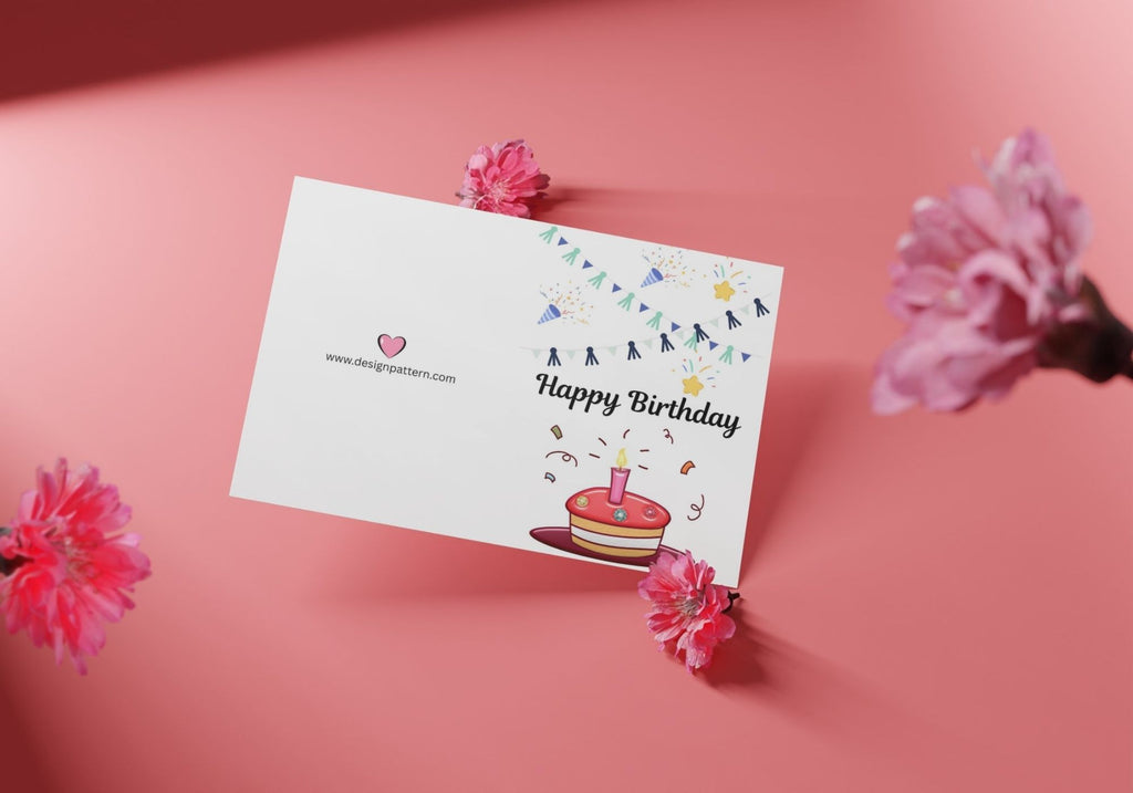 Printable happy birthday greetings card