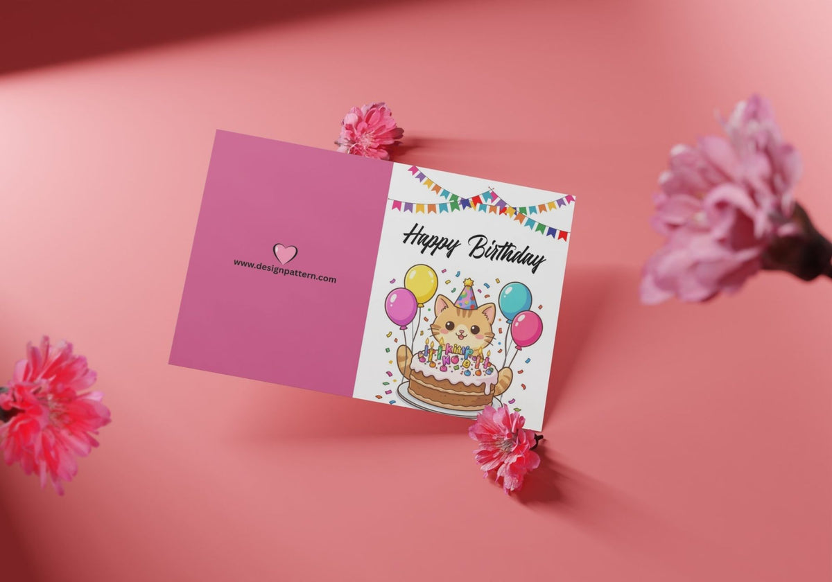 Printable happy birthday greetings card