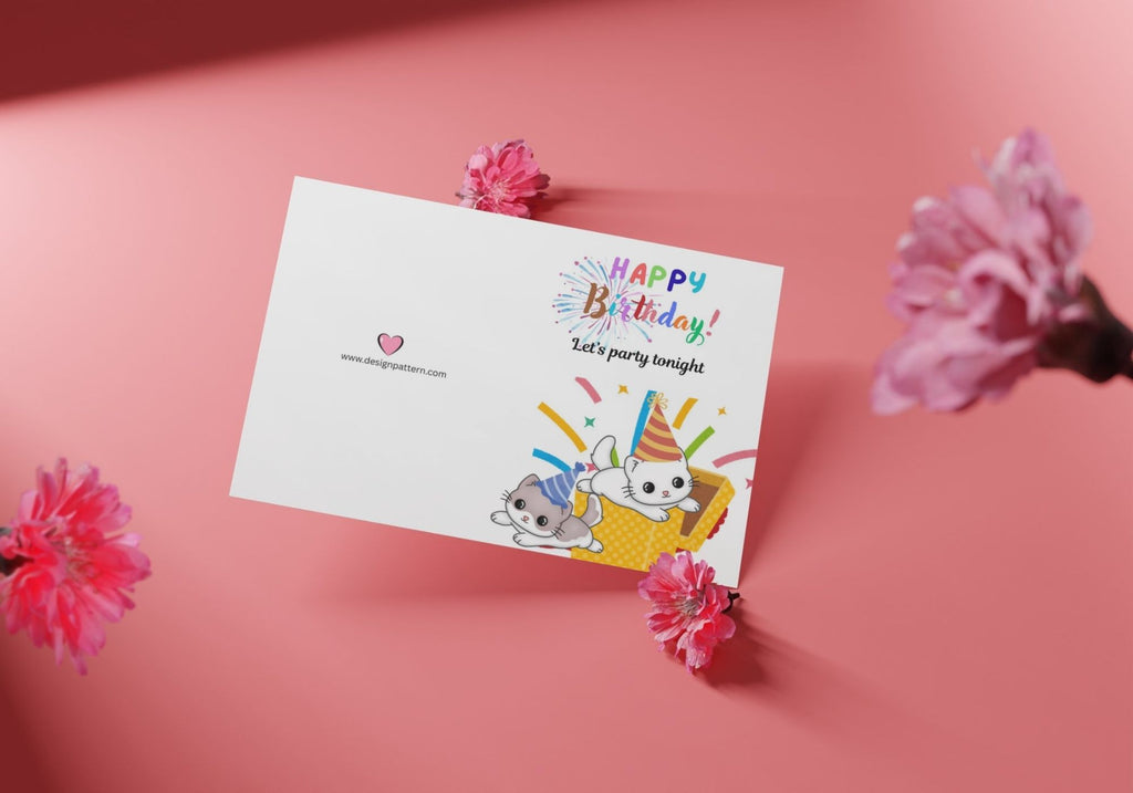 Printable happy birthday greetings card