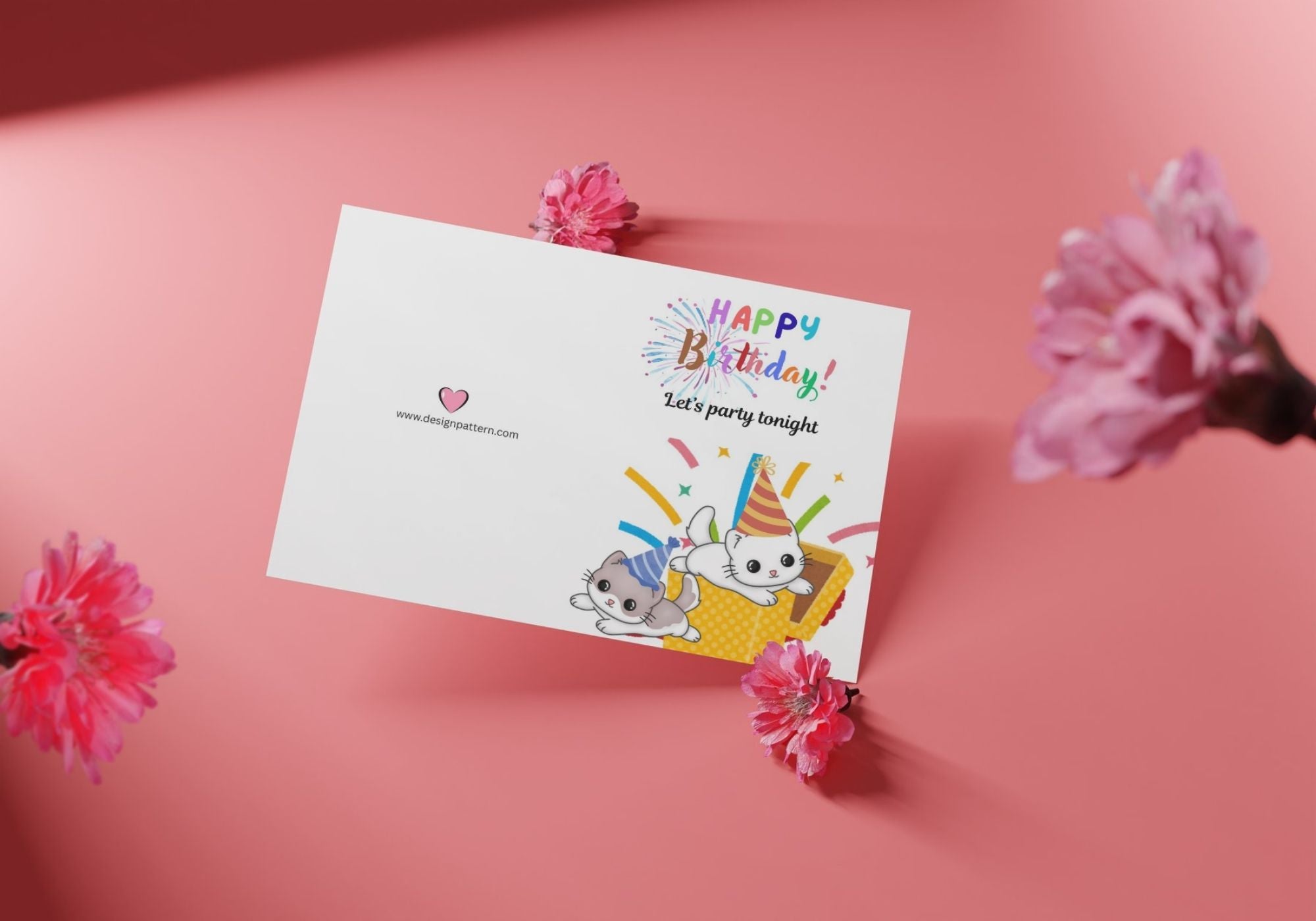 Printable happy birthday greetings card