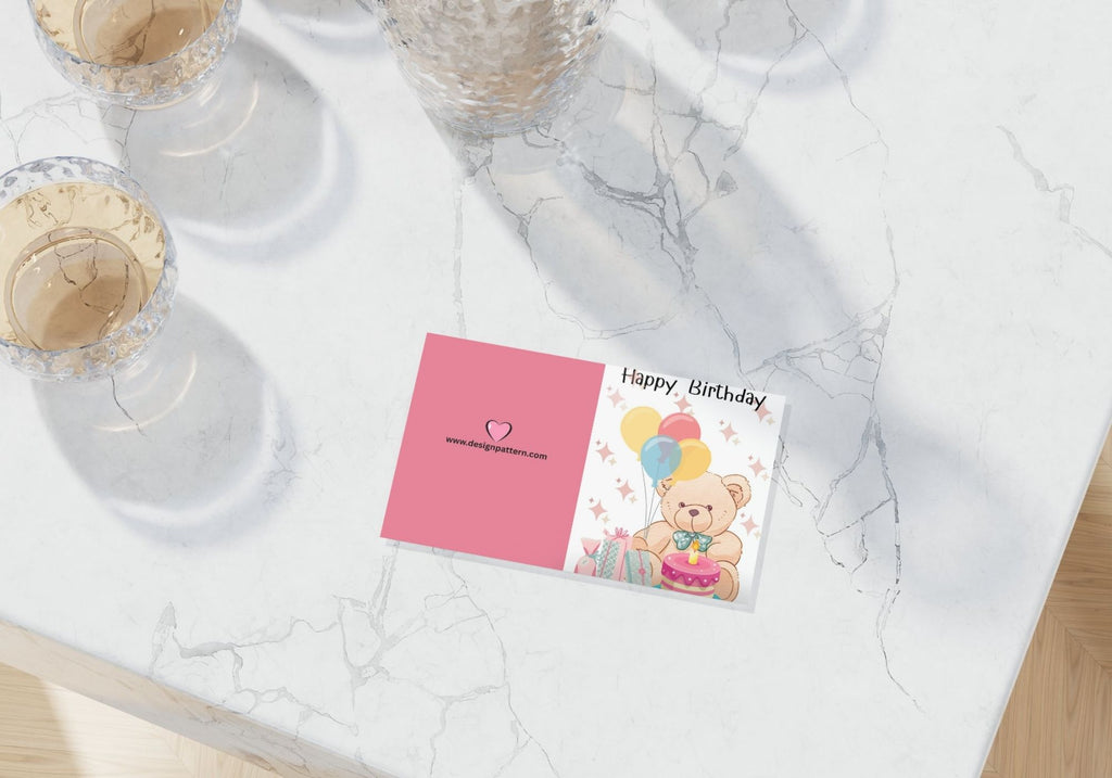 Printable happy birthday greetings card