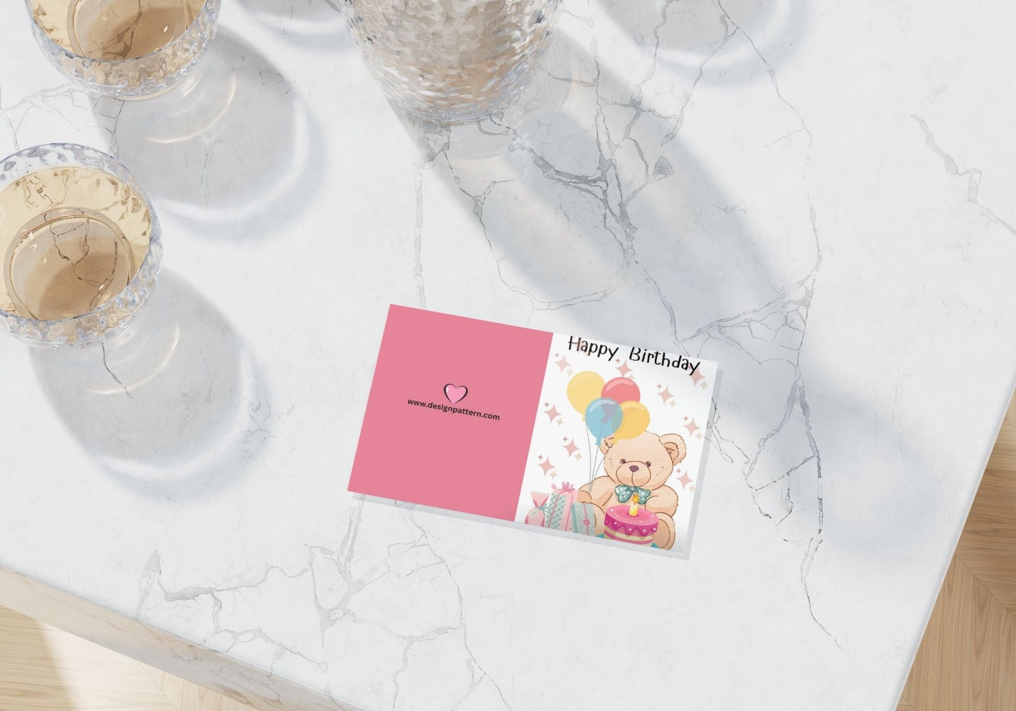 Printable happy birthday greetings card
