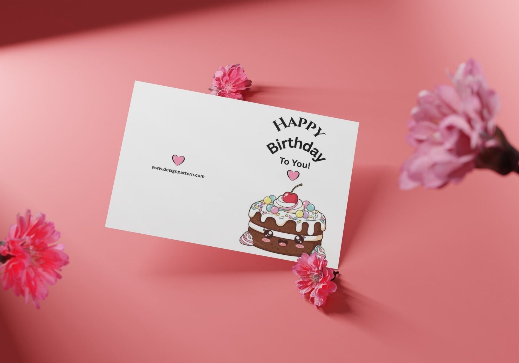 Printable happy birthday greetings card
