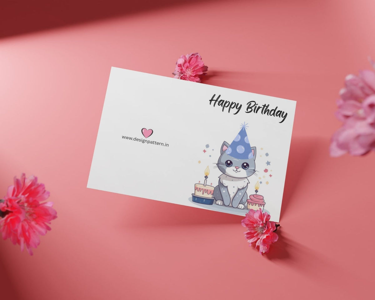 Printable happy birthday greeting card