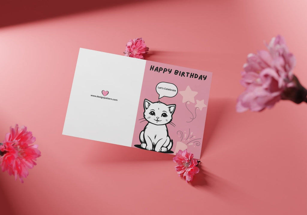 Printable  happy birthday greetings card