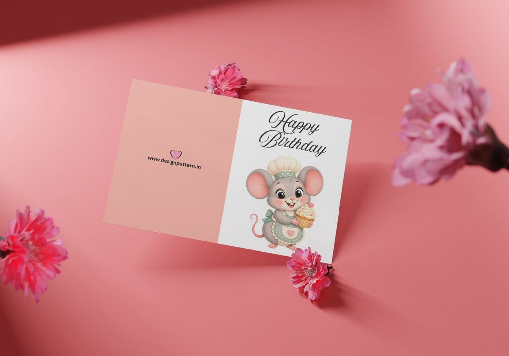 Printable happy birthday greeting card