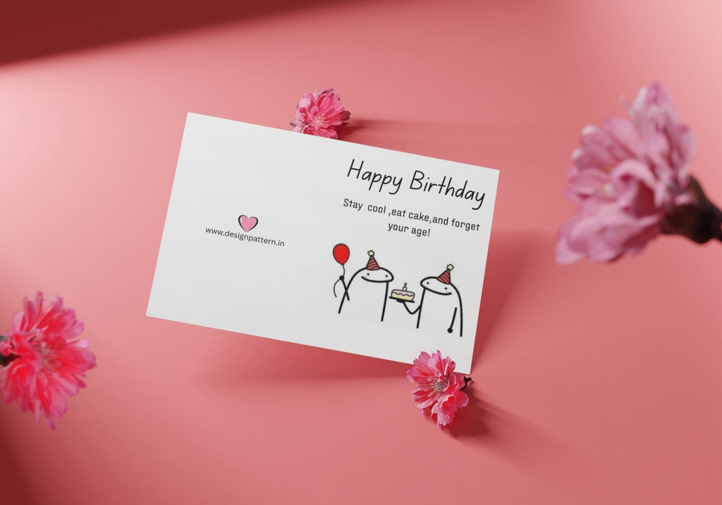 Printable happy birthday greeting card