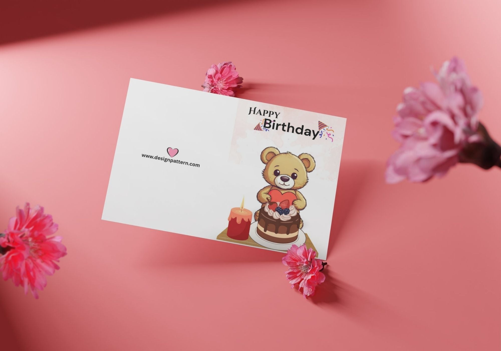 Printable happy birthday greetings card
