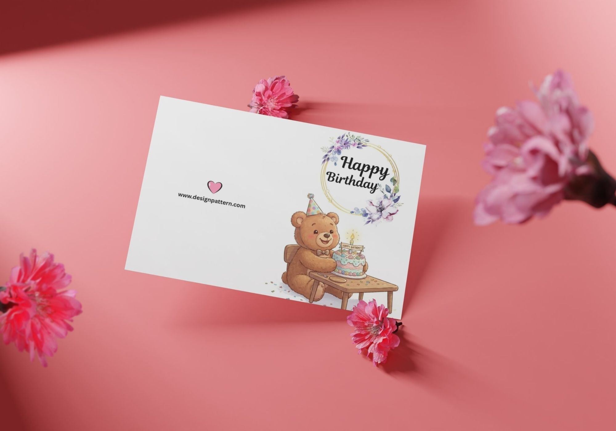 Printable happy birthday greetings card