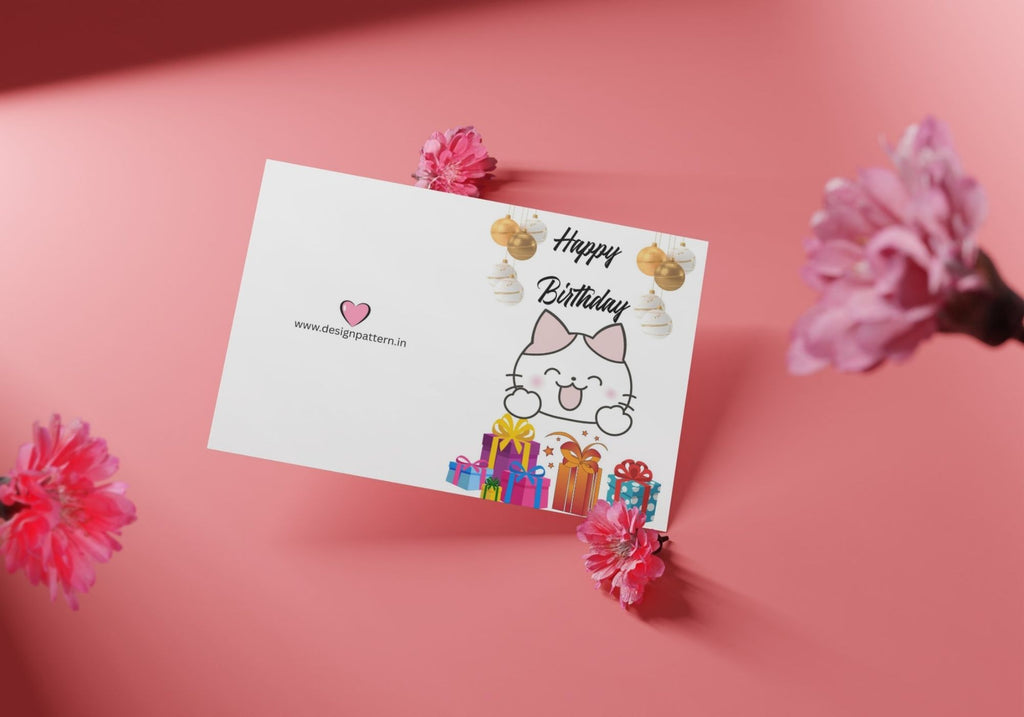 Printable happy birthday greeting card