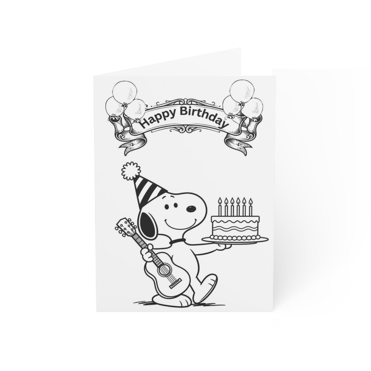 Printable happy birthday greetings card
