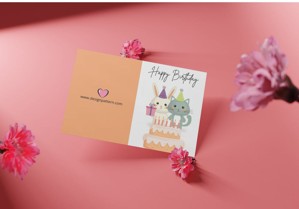 Printable happy birthday greetings card